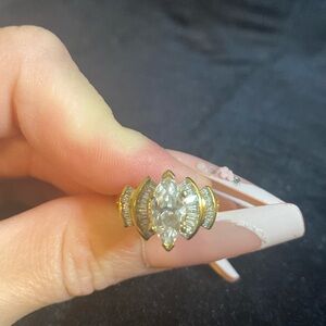 Women’s gold plated ring size 7, new without tags